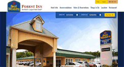 Desktop Screenshot of bestwesternforestinn.com